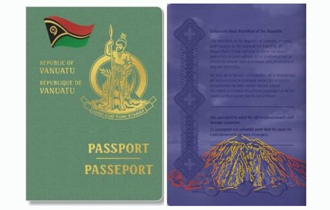 Passport of Vanuatu